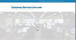 Desktop Screenshot of customer-service-live.com